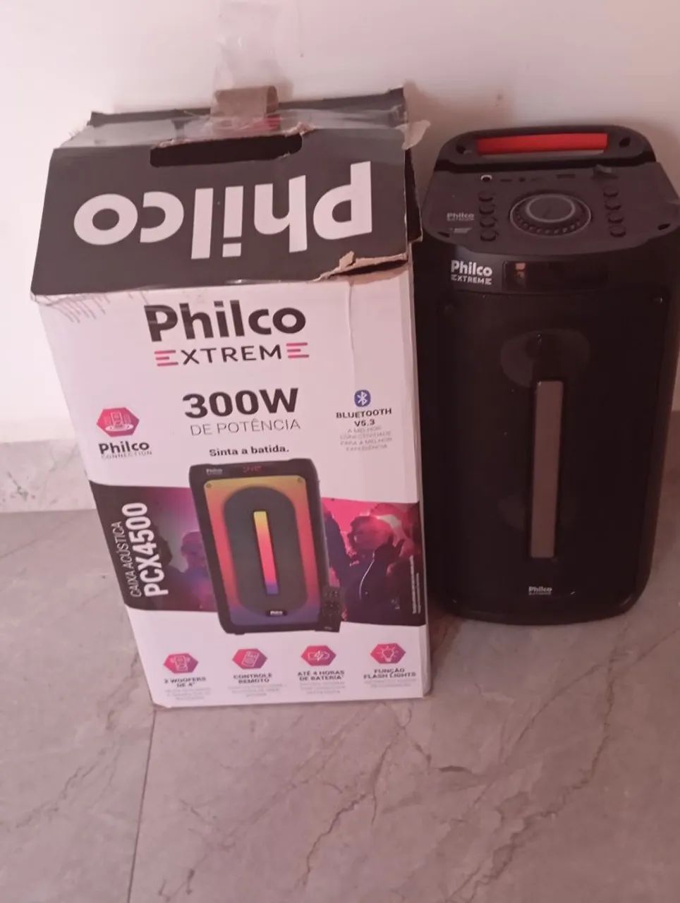 Caixa de som Philco 