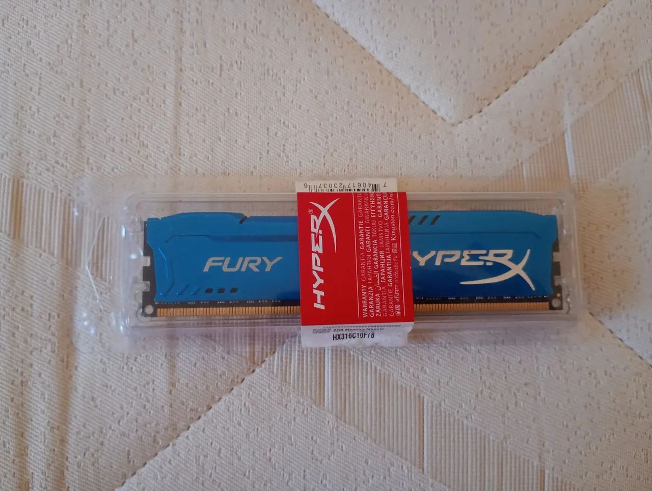 Memória RAM Kingston 8GB DDR3 Azul - Funcionando - Foto 2