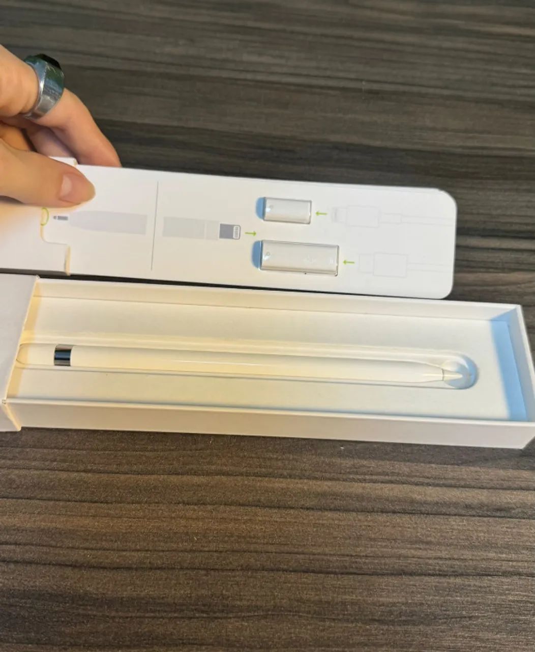 Apple Pencil 1° geração   A1603 Cor: branco  - Foto 2