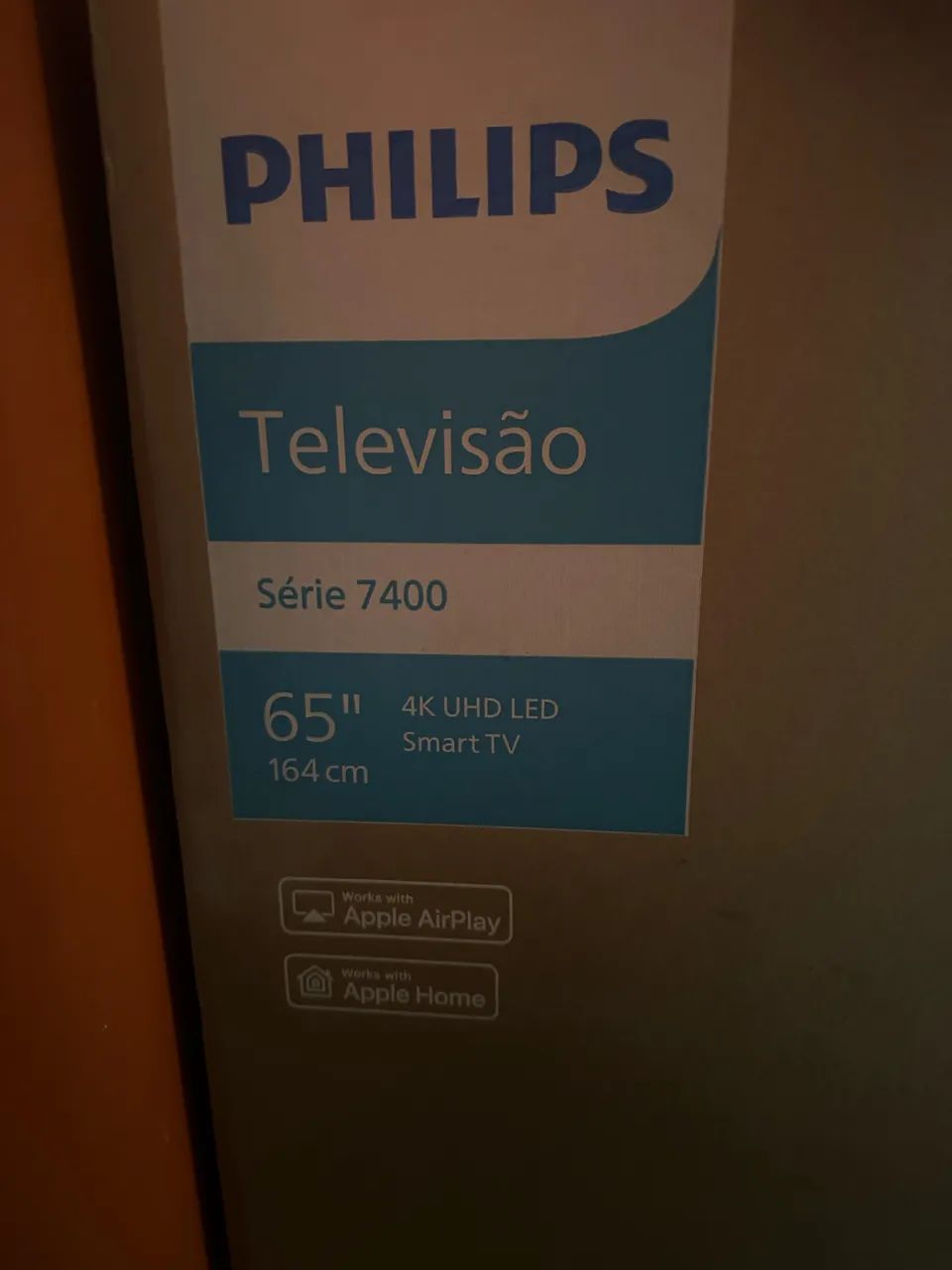 Smart TV Philips 65 Polegadas - Nova, Na caixa - Foto 2