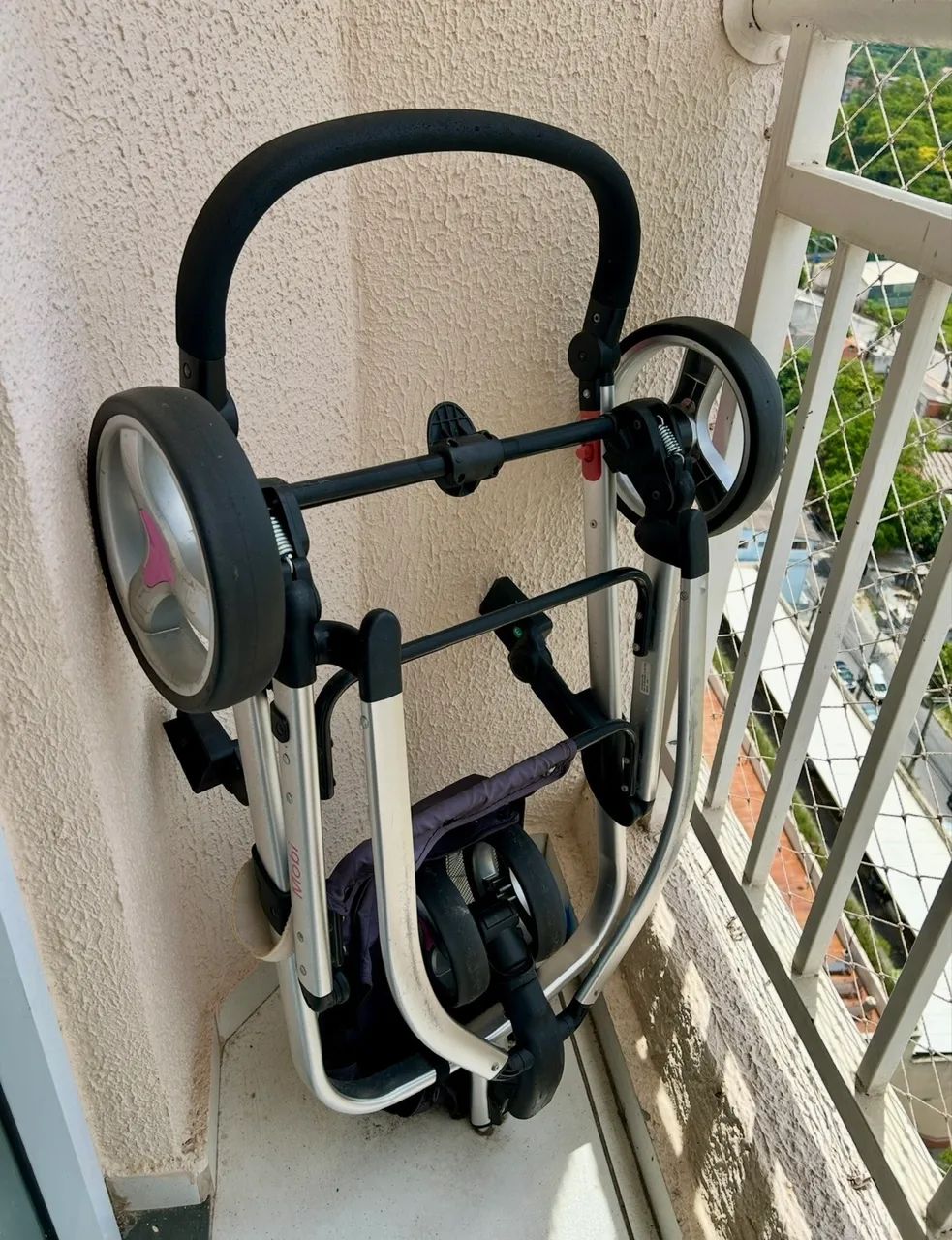 Carrinho e bebê conforto Safety Mobi 1st Rosa - Foto 4