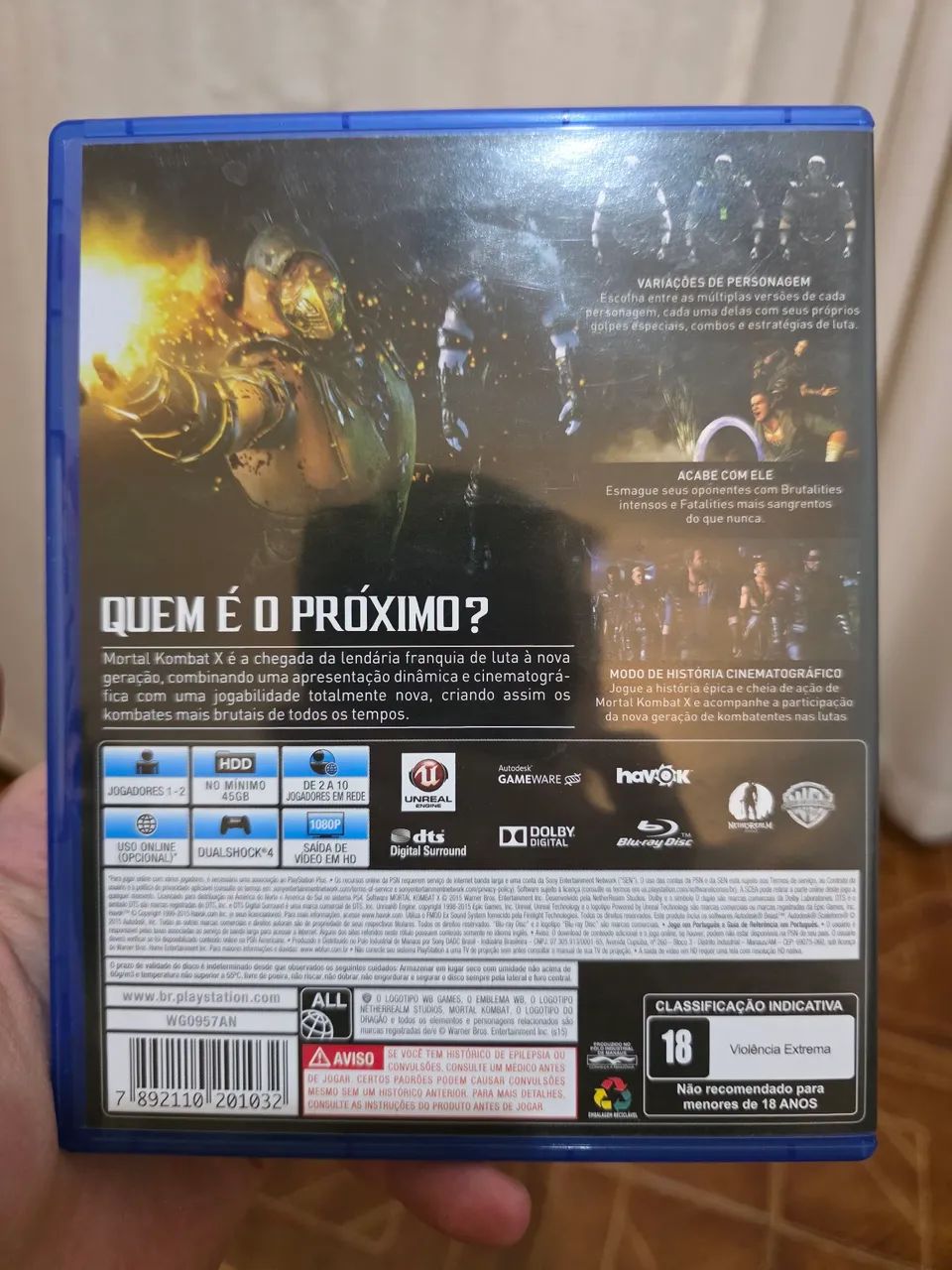 Jogo Ps4 Mortal Kombat - Foto 3