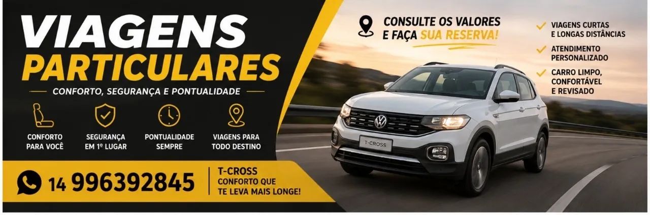 Viagens particulares ! Bauru