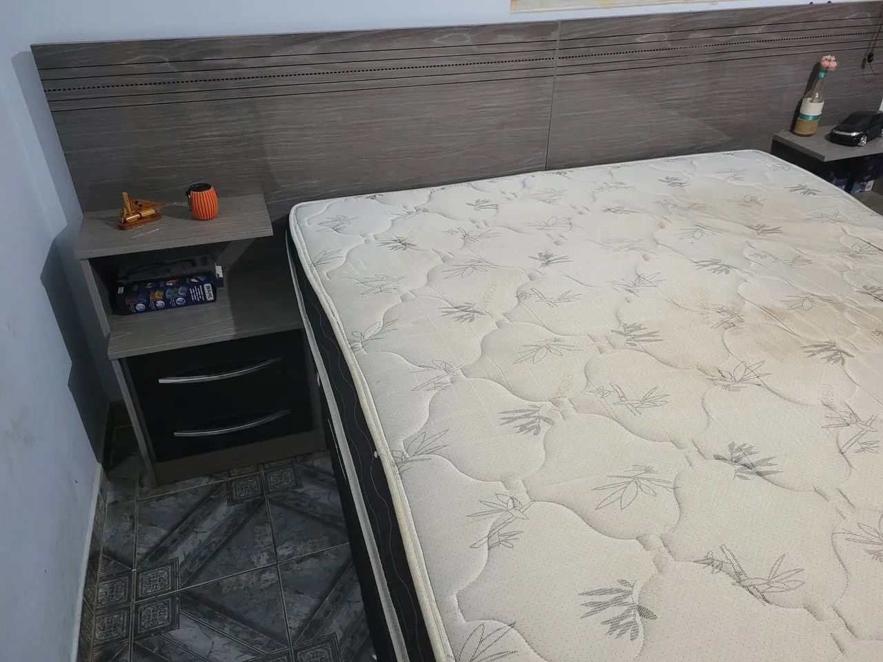 Cama Box colchão e cabeceira - Foto 5