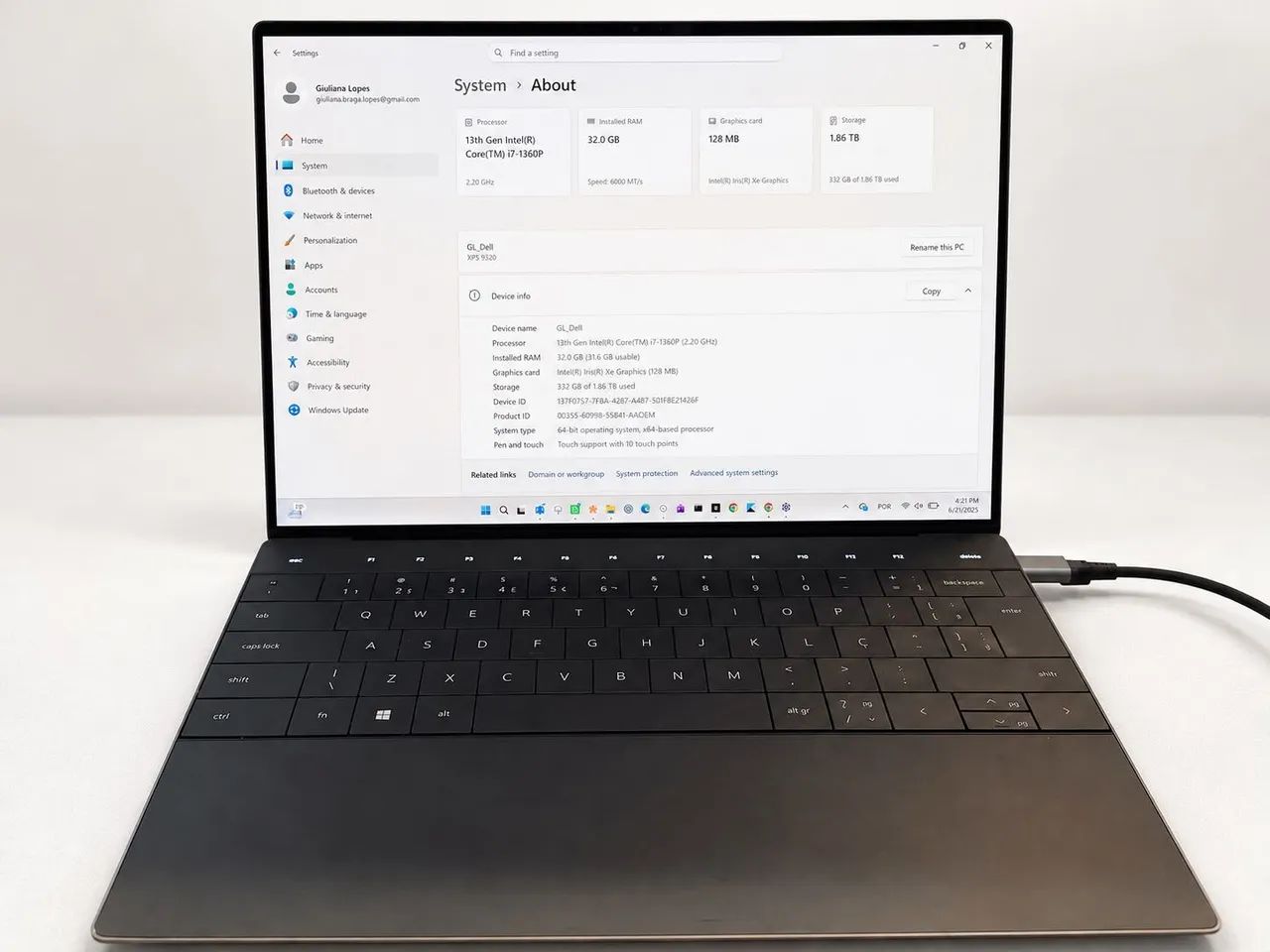 Notebook Dell XPS 13 Plus 9320 - Foto 3