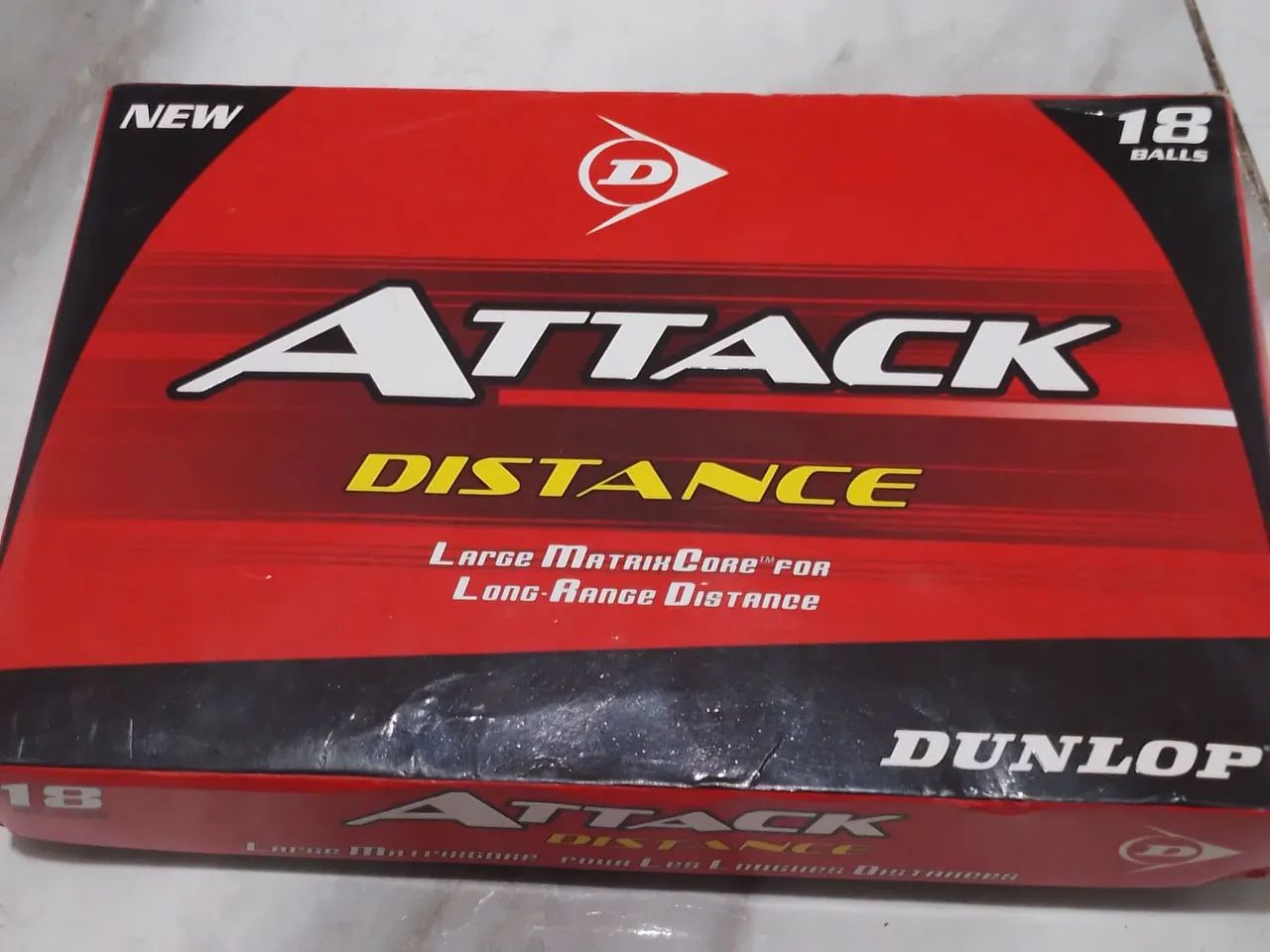 Bolas de golfe Attack distance Dunlop