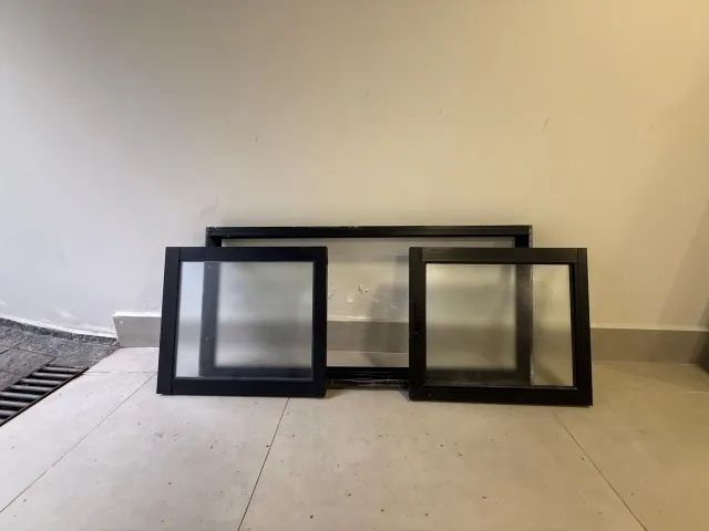 Janela Vitrô 2 Folhas Correr 1.20x 58 Linha Suprema 