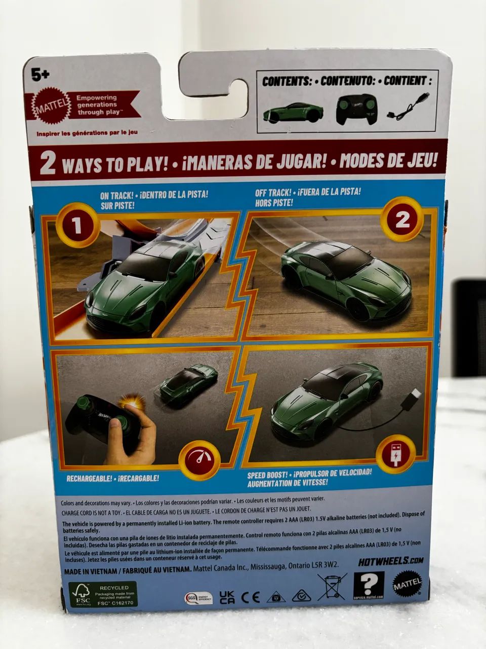 Hot Wheels RC Aston Martin Vantage 1:64 - Foto 5