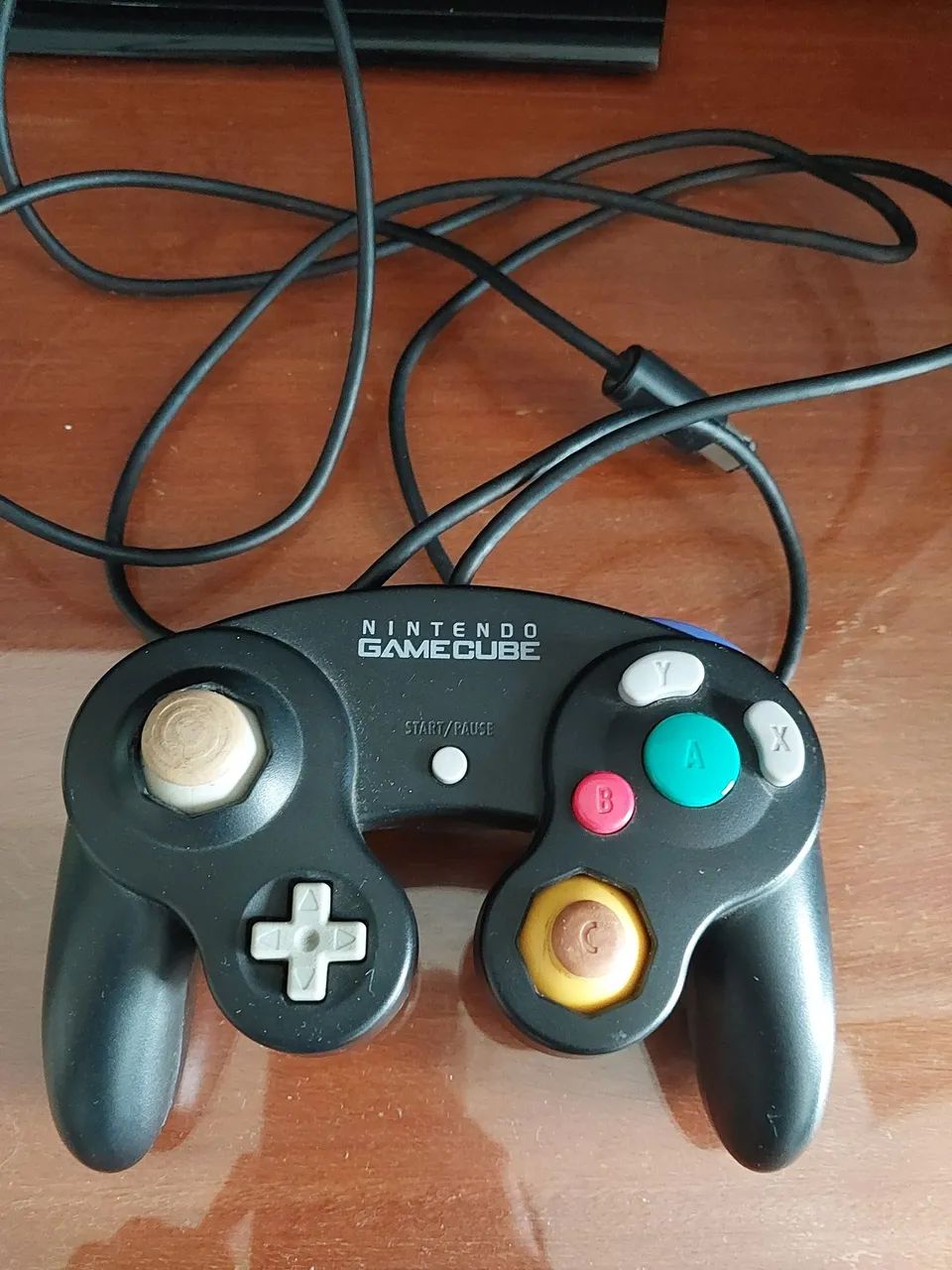 Controle Gamecube preto original 