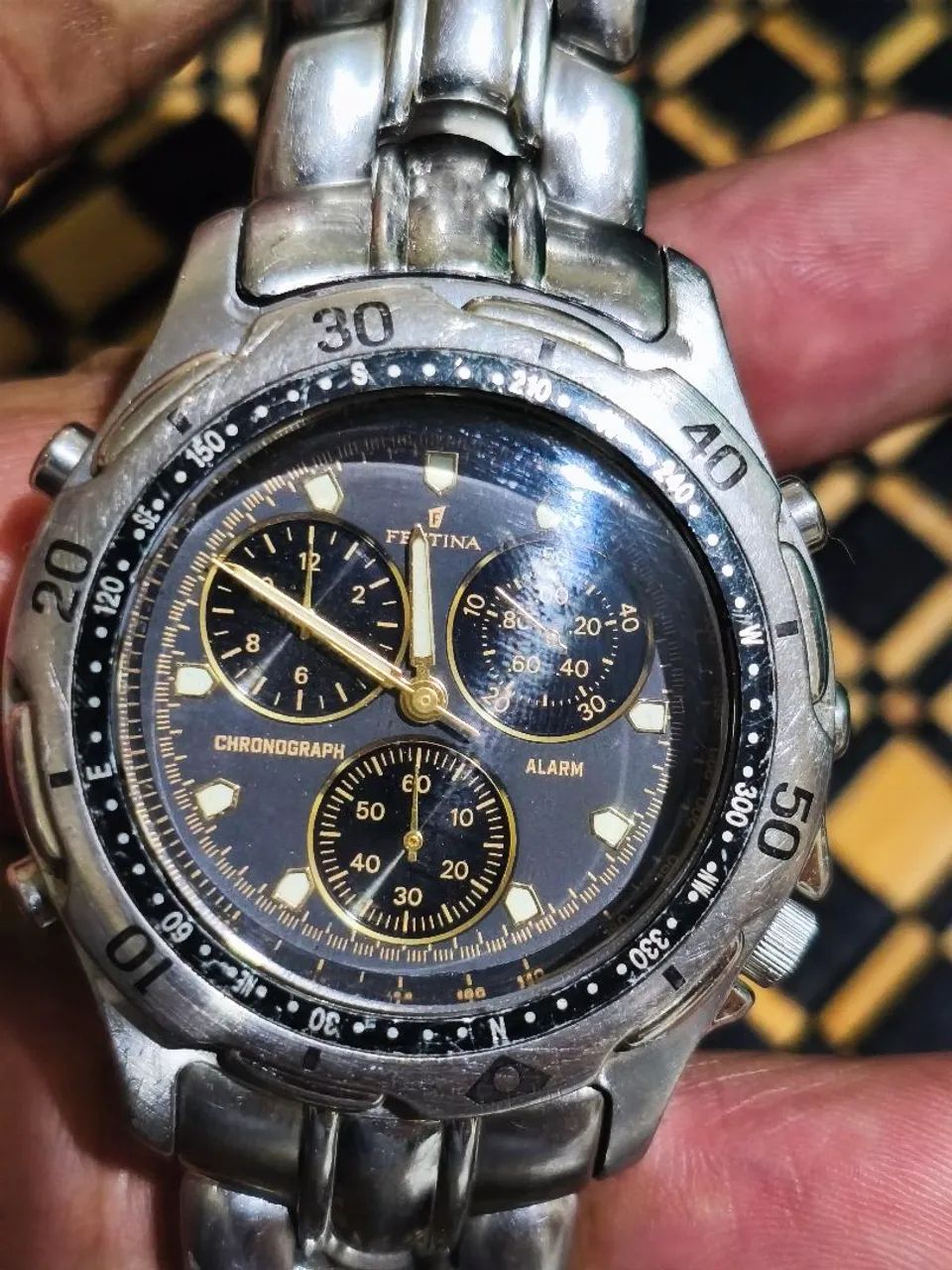Relógio festina cronógrafo original com alarme  - Foto 4