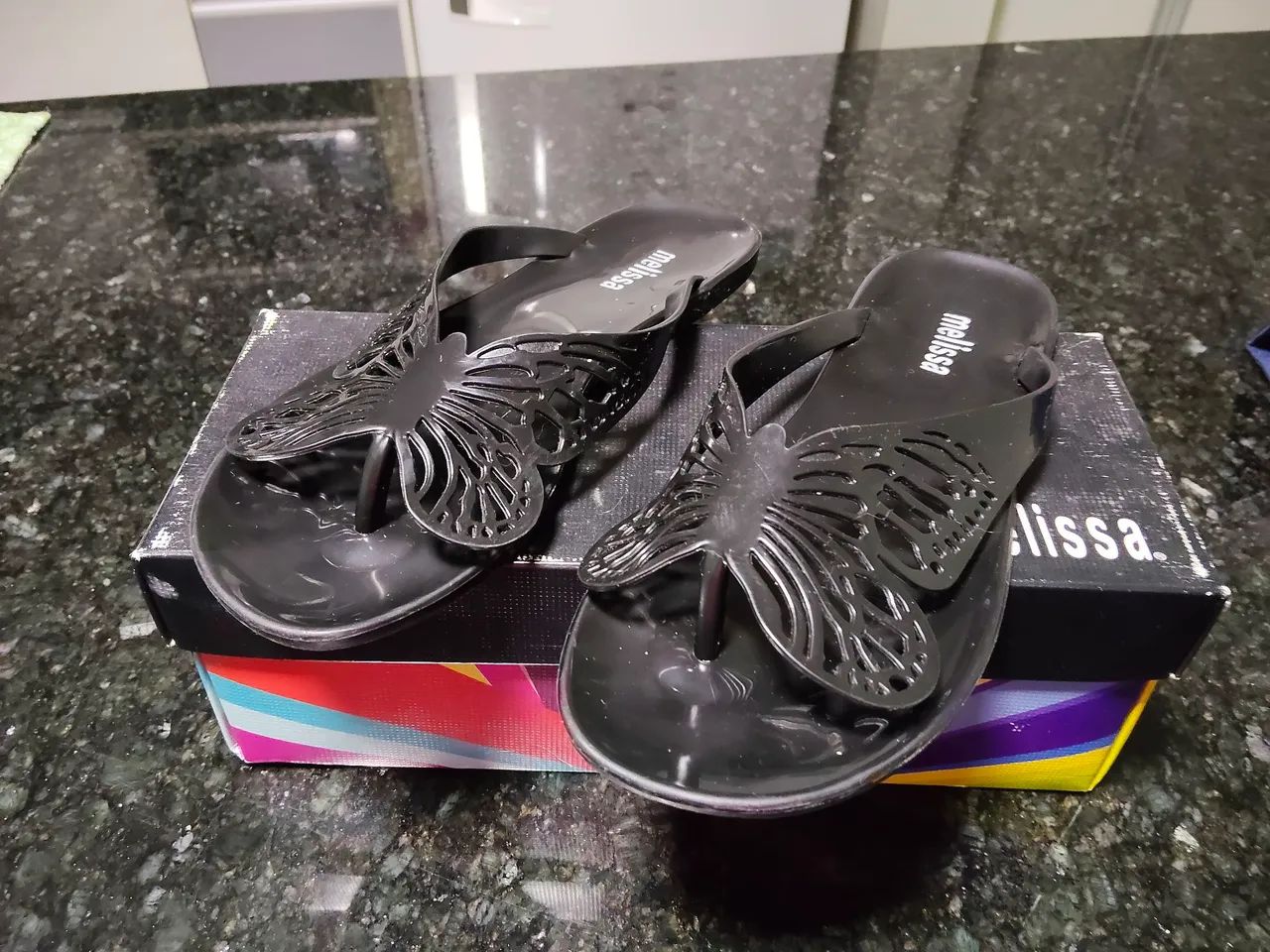 Melissa Fly preta nº 36 - modelo clássico | ótima conservação