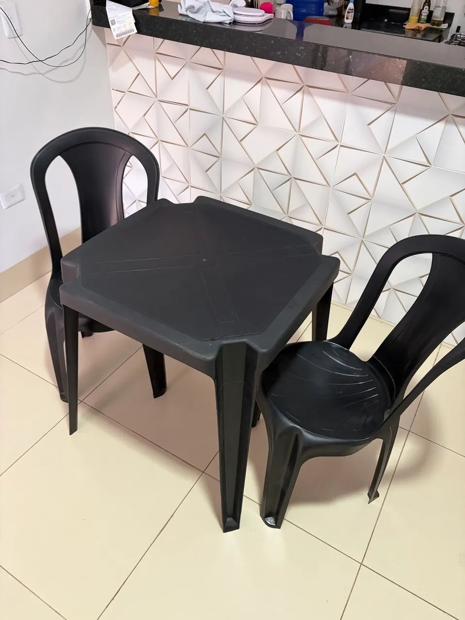 Mesa com 2 cadeiras - Foto 2