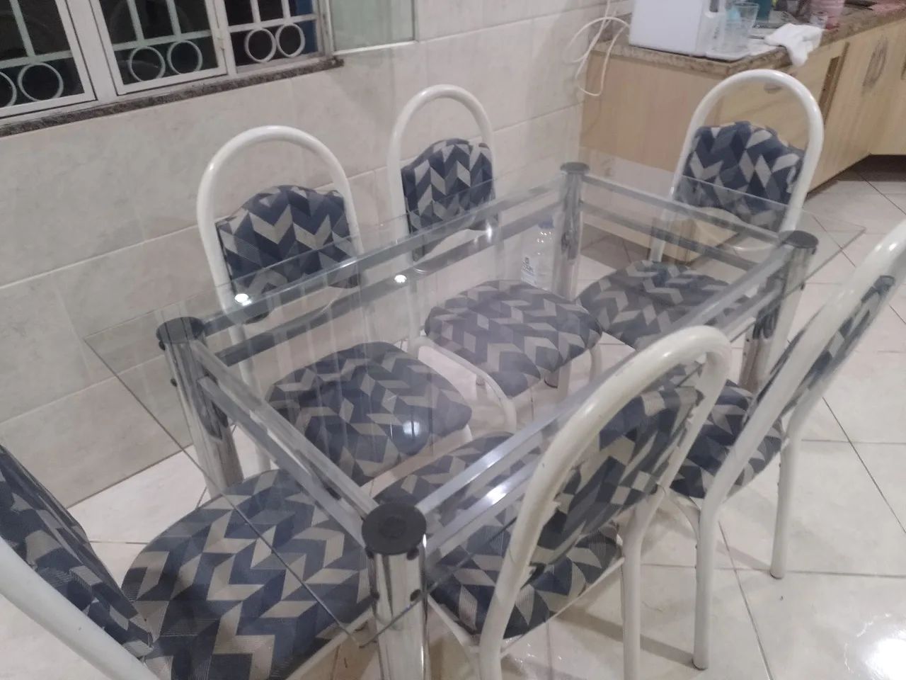 Mesa tampo de vidro  - Foto 4