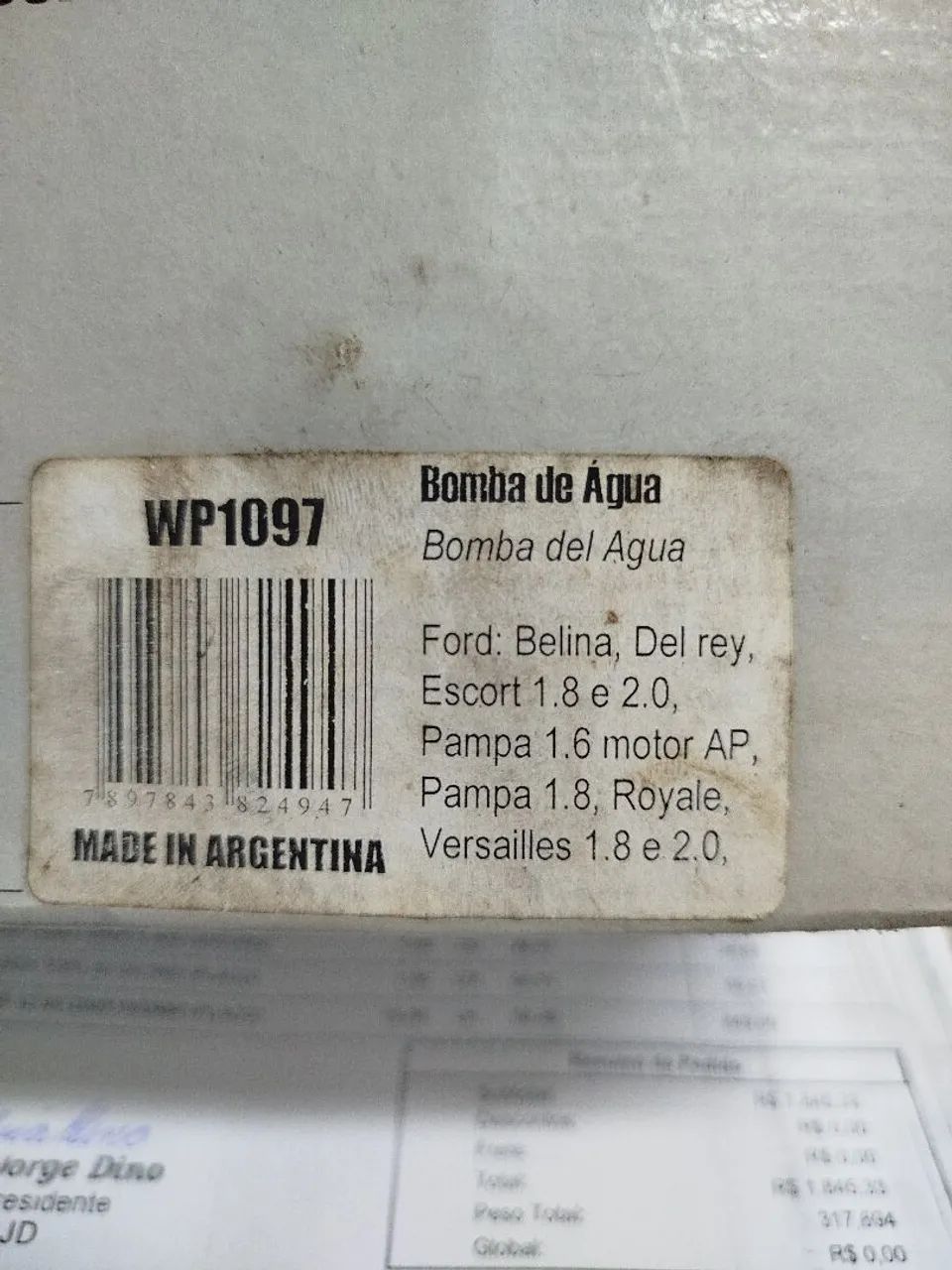 Bomba de água do Escort e outros - Foto 2
