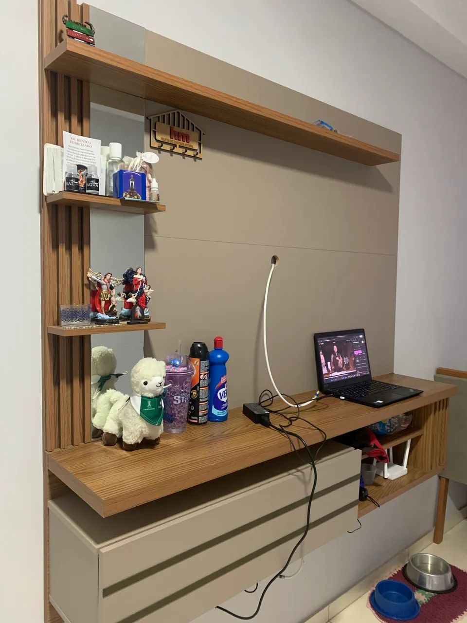 Painel completo com Rack, Gavetas e Nichos - Foto 3