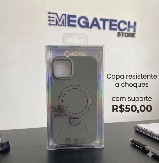 CAPA RESISTENTE A CHOQUES COM SUPORTE