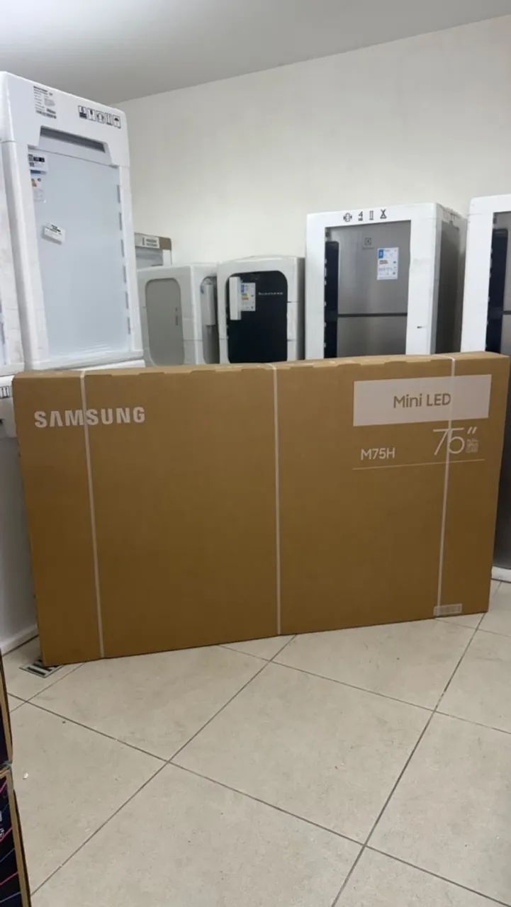Smart TV 75 polegadas Samsung 4K UHD Mini LED nova - Foto 3