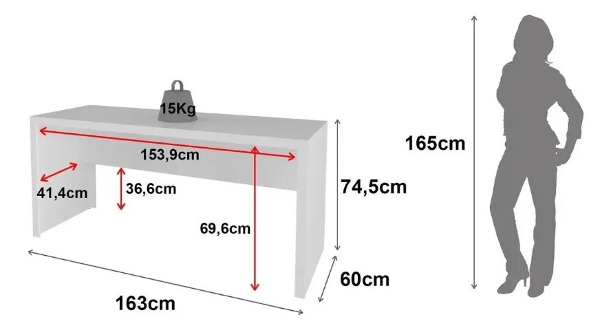 Mesa Para Escritório - Foto 2