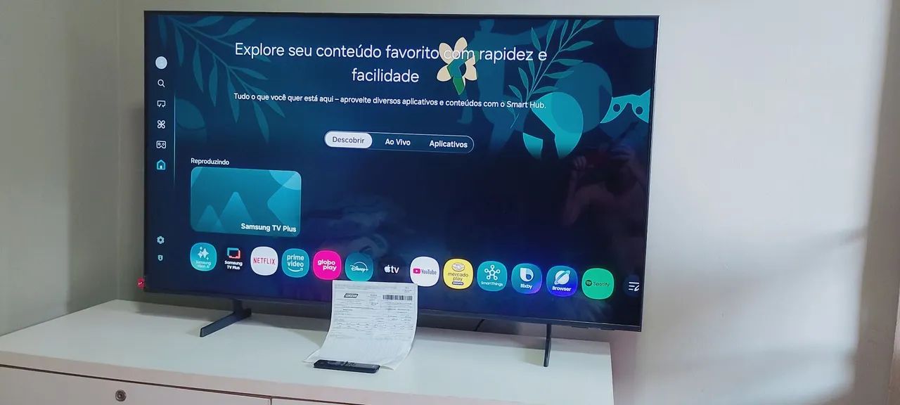 Televisão de 55 polegadas Samsung ultra 4k smart vision QLED Nova  - Foto 2