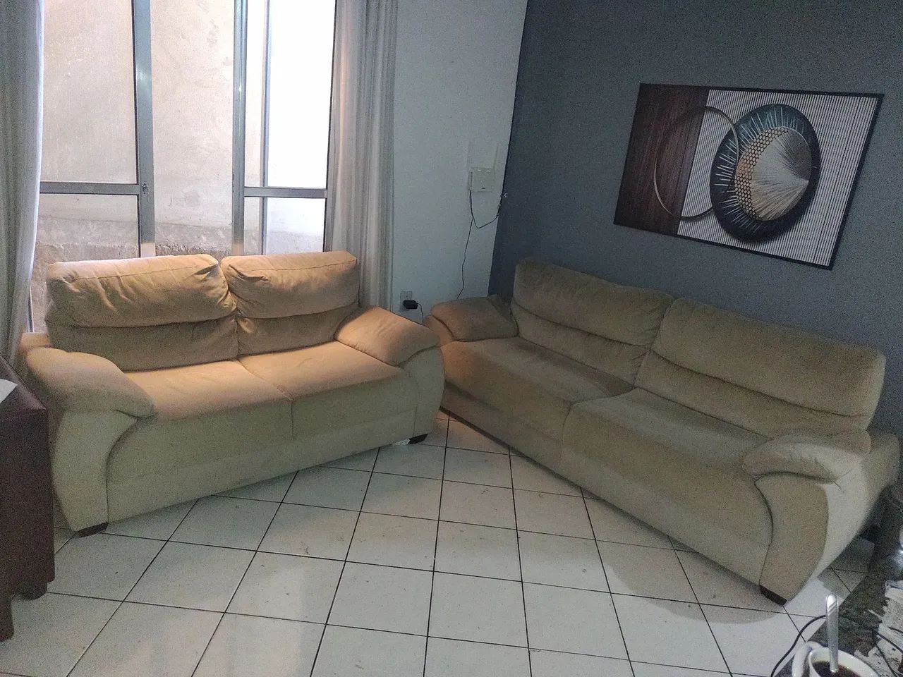 conjunto de sofa R$500 quadro de brinde 
