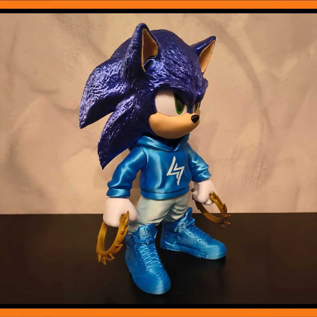 Figura Sonic Estilo Urban - Impressão 3D  - Foto 2
