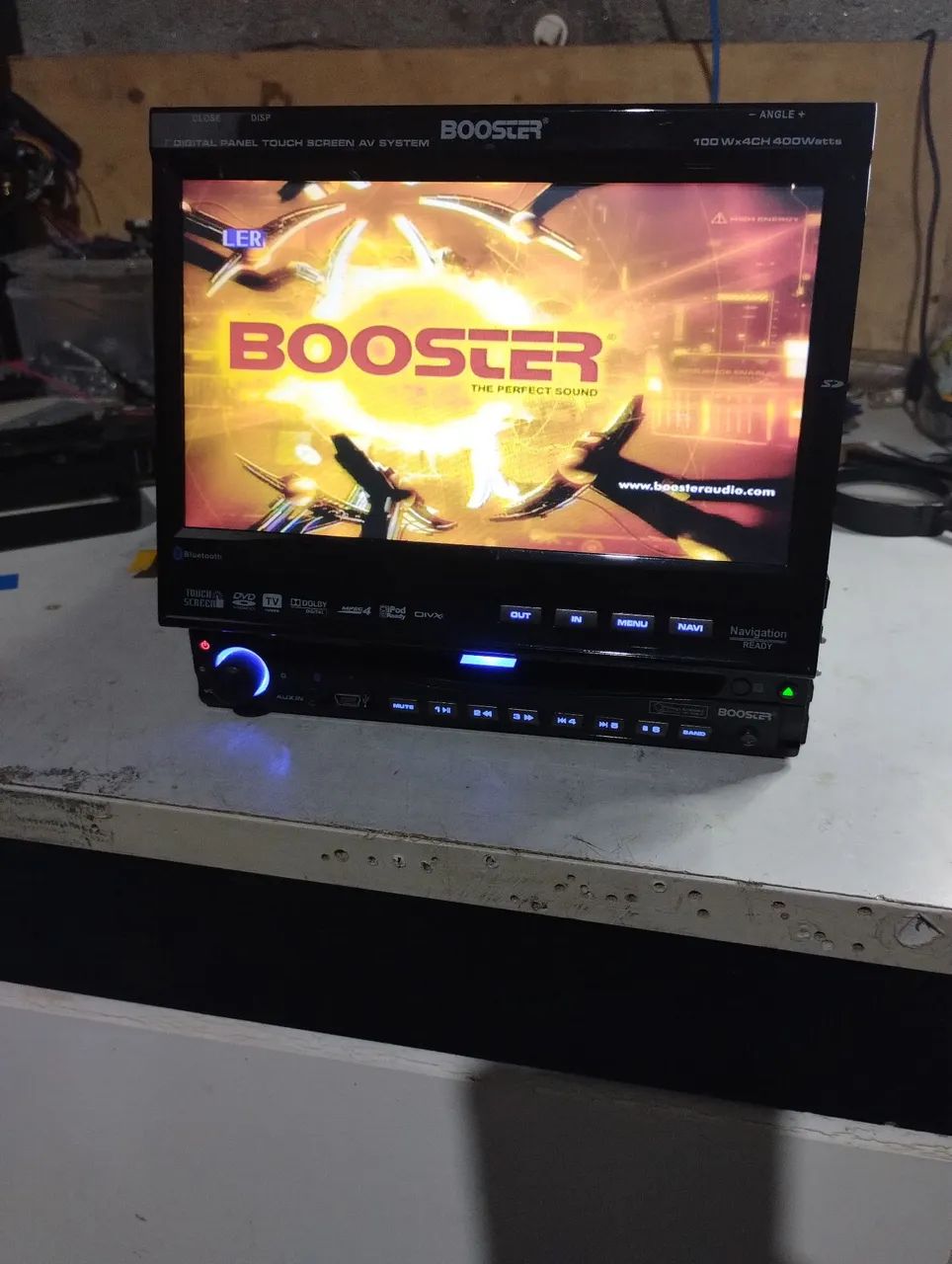 DVD retrátil da booster modelo 9750  - Foto 4