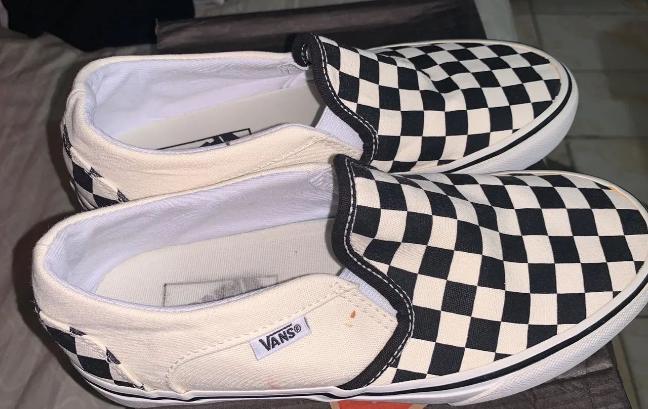 Tenis Vans modelo xadrez unissex 35/36 - Foto 5