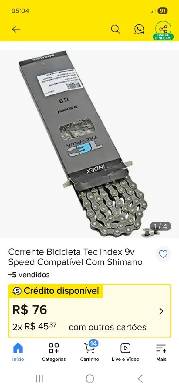 Cassete 9v com corrente 9v novos 