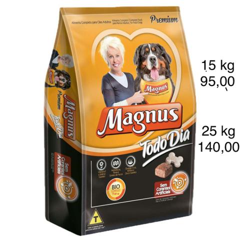 Ração Magnus Todo Dia 15 e 25 kg