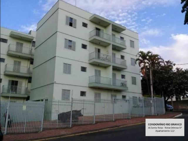 Apartamento à venda com 2 dormitórios, 56 m² região central de Nova Odessa. Aceito troca!