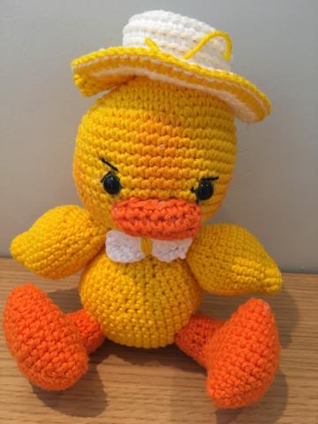 Patinho amigurumi