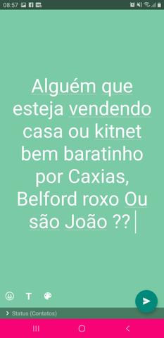 Alguém que venda casa ou kitnet baratinho