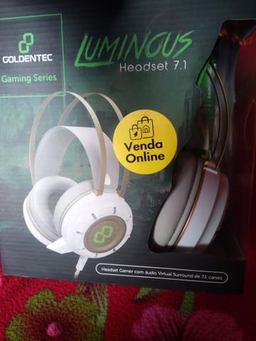 Vendo Fone Gamer GT Goldentec - Branco