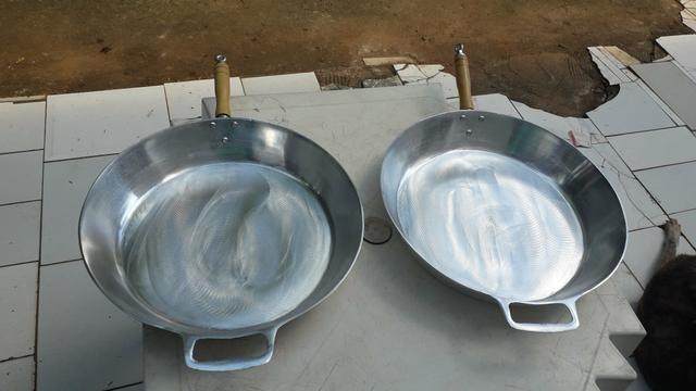 Frigideiras de alumínio batido - Foto 3