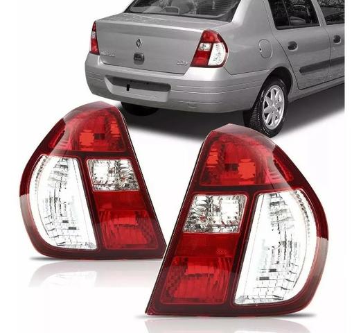 Par Lanterna Traseira Clio Sedan 2004 2005 A 2010 2011