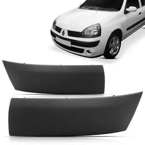 Par Moldura Parachoque Dianteiro Clio 2003 2004 2005