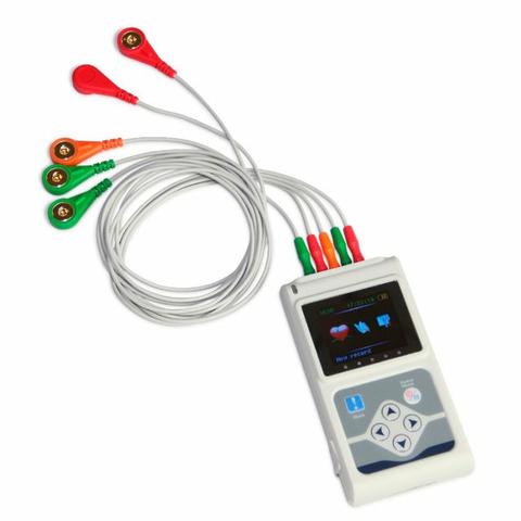 Holter 24h Contec Monitor Cardíaco Ecg 3 Canais + Software - Foto 2