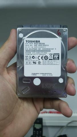 HD Toshiba 500 gb para notebook