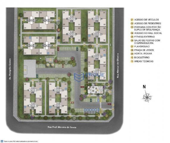 Apartamento minha casa minha vida com 2 dormitórios à venda, por R$ 128.000 - Passaré - Fo - Foto 7