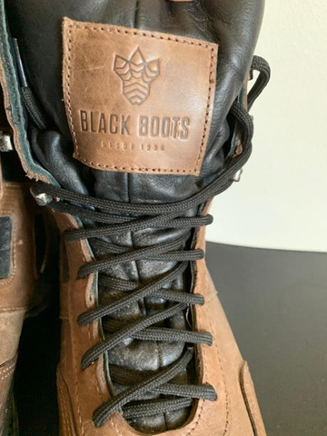Bota Motociclista 39/40 Black Boots - Foto 2
