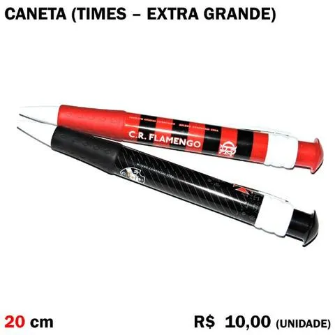 Caneta Flamengo e Vasco
