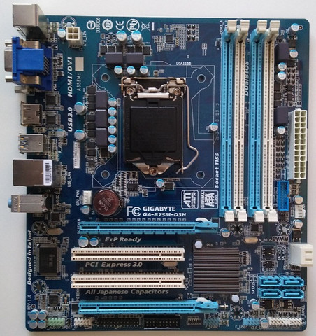 Placa Mae Gigabyte Ga 5m D3h Rev 1 0 Lga 1155 Computadores E Acessorios Bom Retiro Curitiba Olx