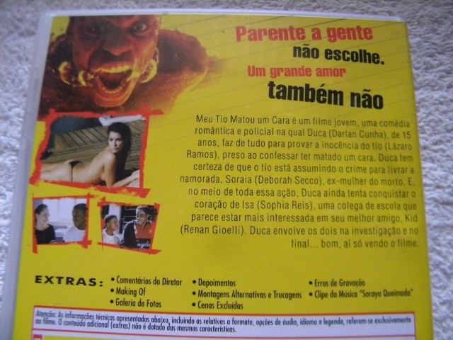 Dvd Meu Tio Matou um Cara (Lázaro Ramos e Deborah Secco) - Foto 5