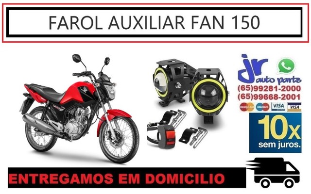 Par Farol de Milha LED Angel Eyes  FAN 150 2015