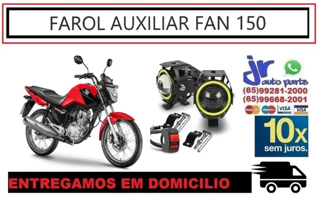 Par Farol de Milha LED Angel Eyes FAN 150 2015