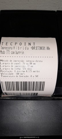 Impressora térmica Tec Point para Automação  - Foto 3