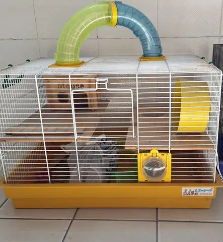 Gaiola para hamster semi nova 