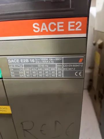 Contatora SACE E2 1600A