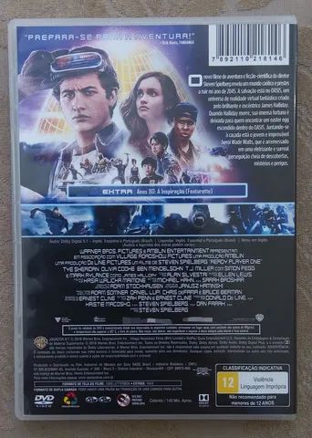 DVD JOGADOR NÚMERO N° 1 FICÇÃO CIENTÍFICA FILME SPIELBERG - Foto 2