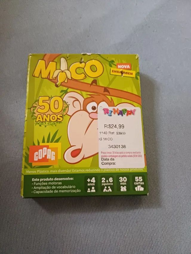 Jogos De Cartas Uno + Mico Copag Lacrado Com Nota Original